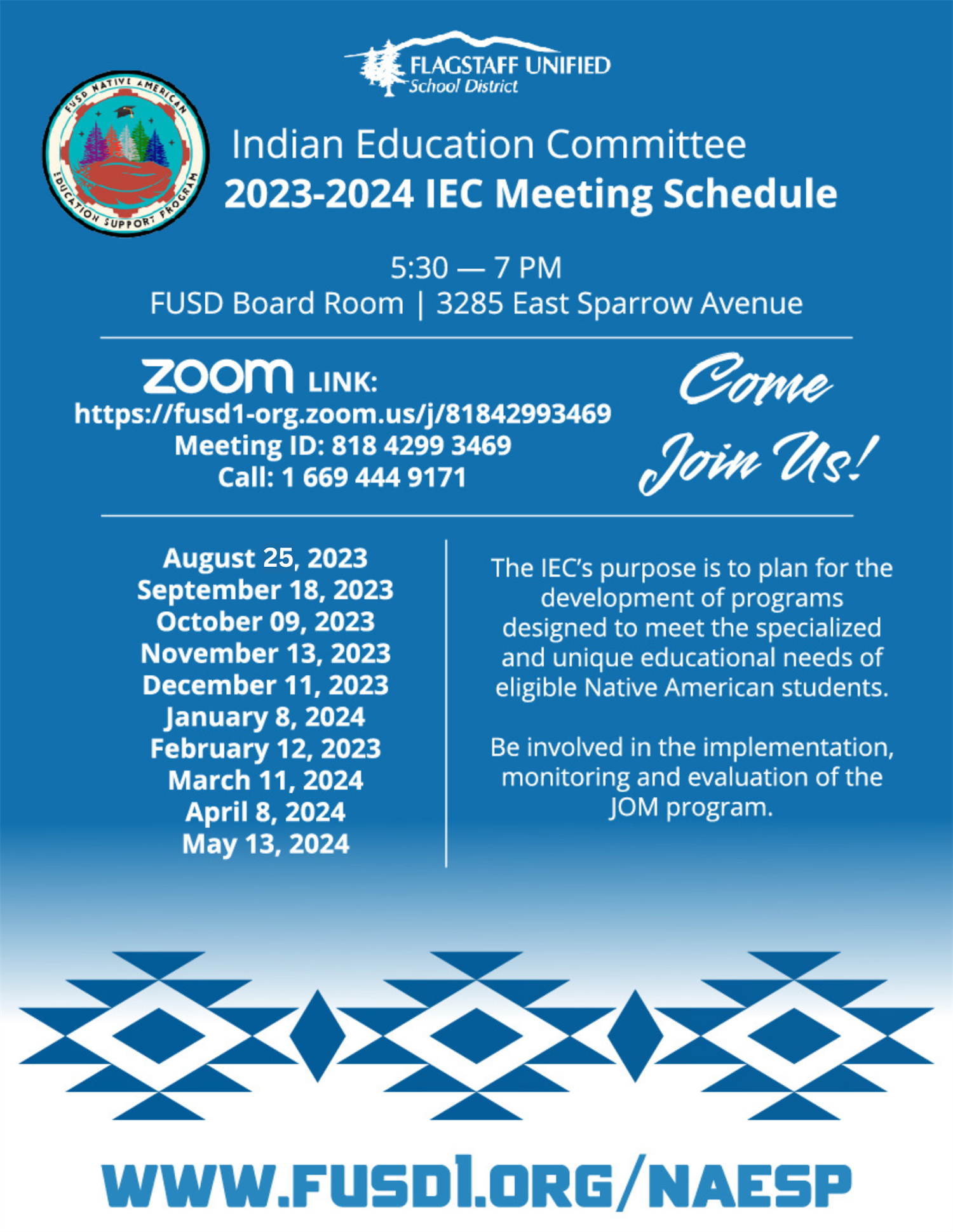 2023-24 IEC Meeting Schedule
